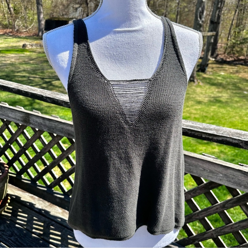 AE knit sweater tank - S